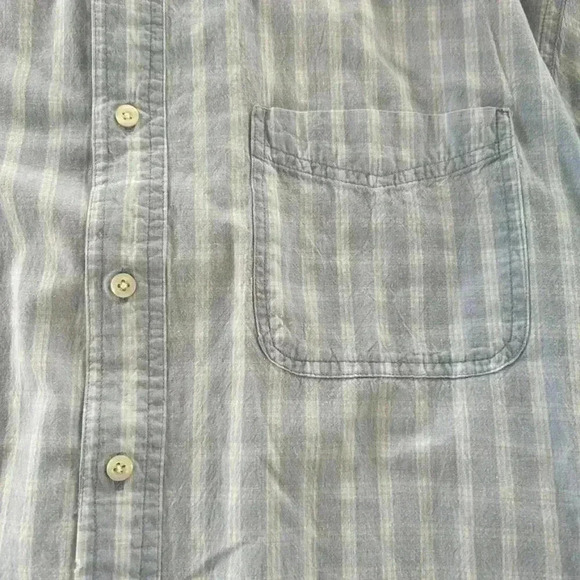 blue stripe button down - Picture 2 of 5
